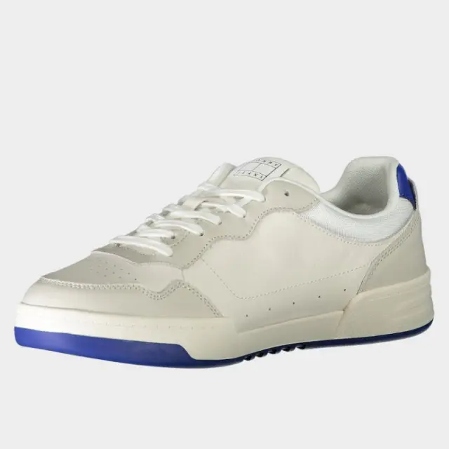 Tommy Hilfiger - Ανδρικά Sneakers Cupsole Leather Ess EM0EM01443-P06 Λευκό - 44 3