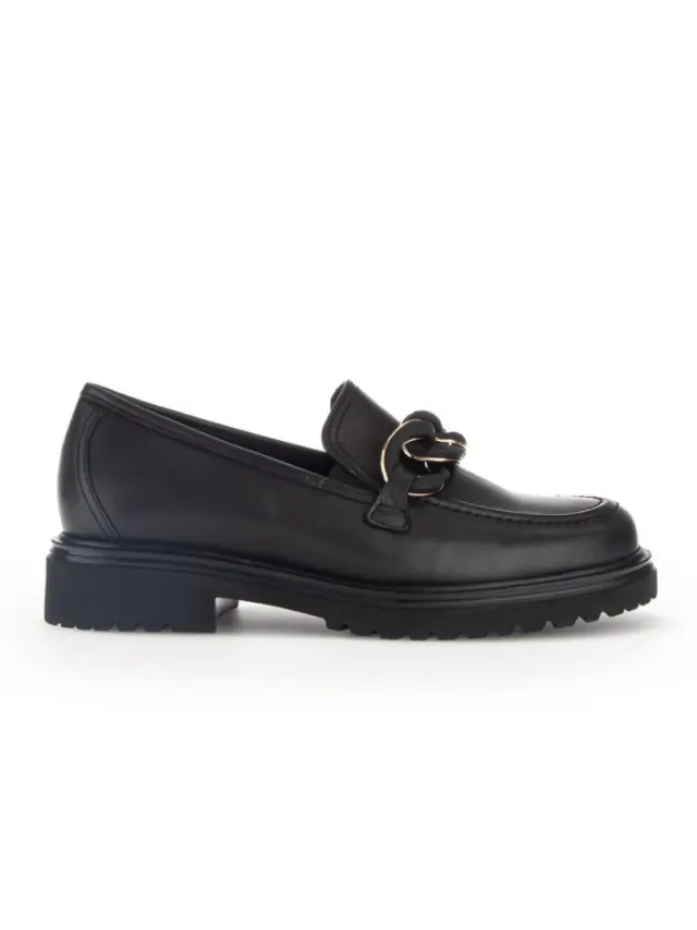 Gabor Μοκασίνια-Loafers Γυναικείο δέρμα Μαύρο GAB/52554 57-SCHWARZ 3