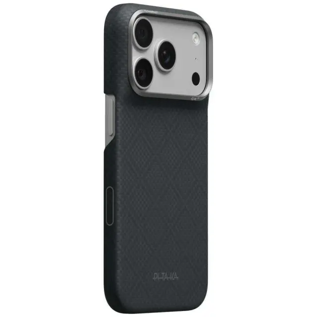 Pitaka Edge Case Argyle, Basalt Black - iPhone 18 Pro