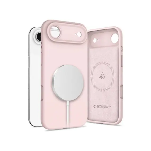 Tech-Protect Θήκη Κινητού iPhone 17 Air Silicone Magsafe Pink Pearl