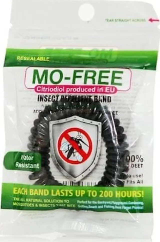 Mo-Free Αντικουνουπικό Βραχιόλι σε Μαύρο Χρώμα 1τμχ