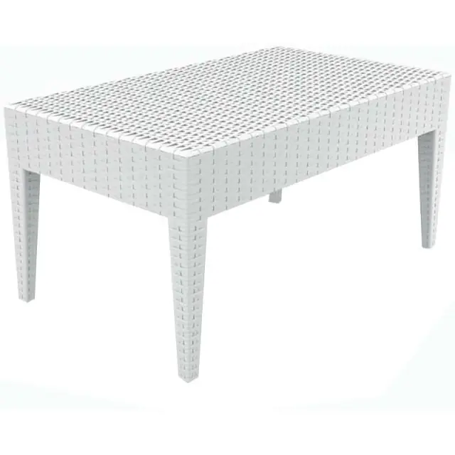 Τραπέζι MIAMI Λευκό PP 92x53x45cm