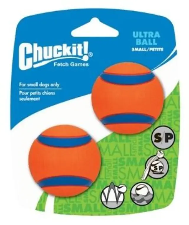 Chuckit - Ultra Ball S 5 cm 2 Pack - - Pet Supplies
