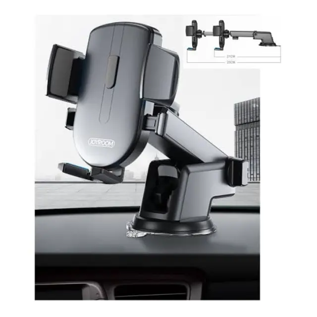 Joyroom® OK3 Βάση Στήριξης Κινητού Αυτοκινήτου Με Βεντούζα Και Βραχίονα -Μαύρη 3