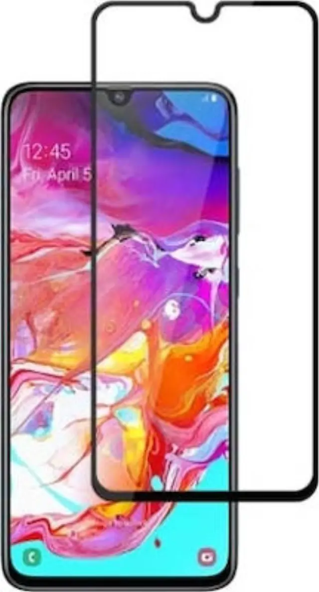 Oem Full Face Tempered glass / Αντιχαρακτικό Γυαλί Πλήρους Οθόνης 3D Για Samsung Galaxy A12- Μαύρο