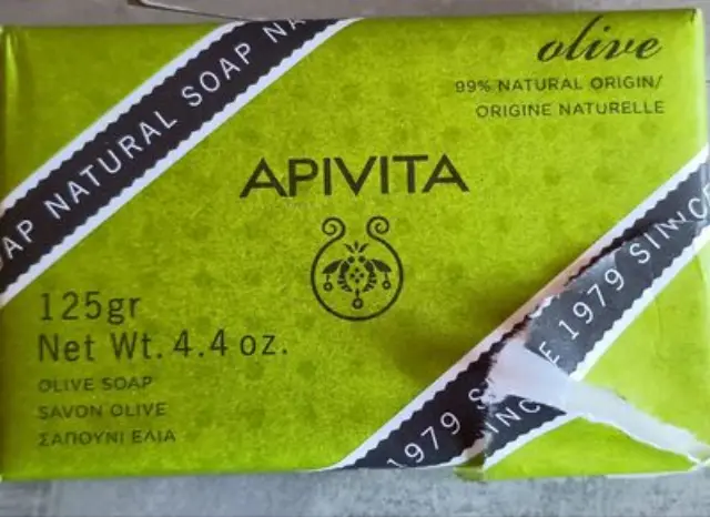 Apivita Φυσικό Σαπούνι Με Ελιά Για Την Υγεινή Της Ξηρής Επιδερμίδας, Μπάρα Σαπουνιού 125gr
