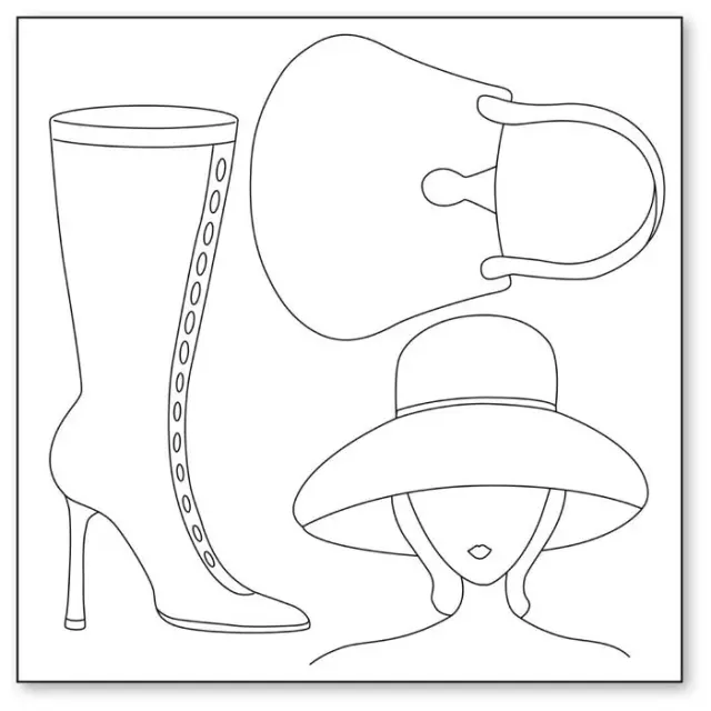 Ριζόχαρτο Napkin 50x50cm Woman with Boot & Bag