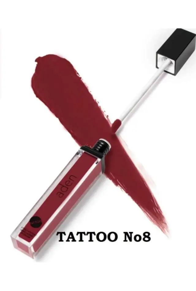 ADEN TATTOO EFFECT LIPSTICK 08 DEEP CRANBERRY 7ML