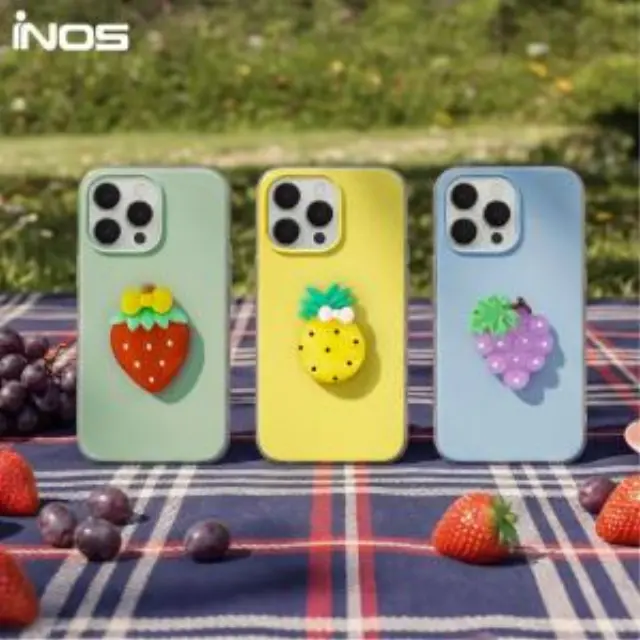 Θήκη TPU & PC inos Samsung Galaxy A26 5G Fresh Pop Grape Γαλάζιο N70878 2