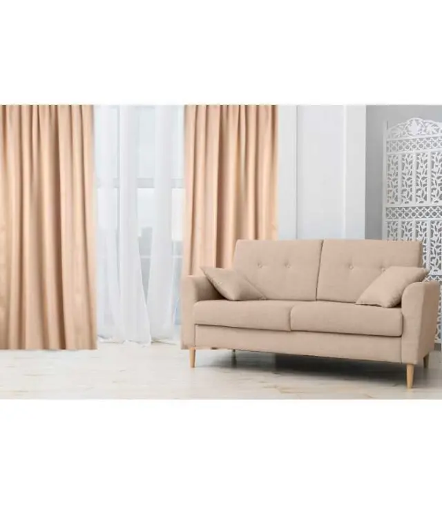 Omega Home des.206 Κουρτίνα Ζακάρ (1φύλλο) 145x270 2