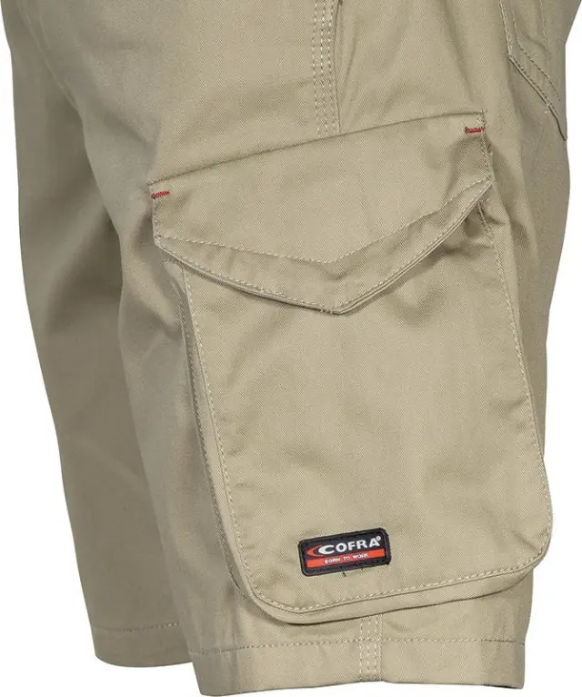 Βερμούδα Εργασίας Cofra Tile khaki/black 3
