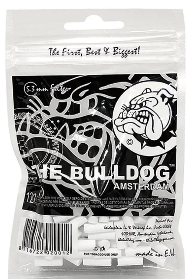 The Bulldog Φιλτράκια Μαύρο - Ultra Slim