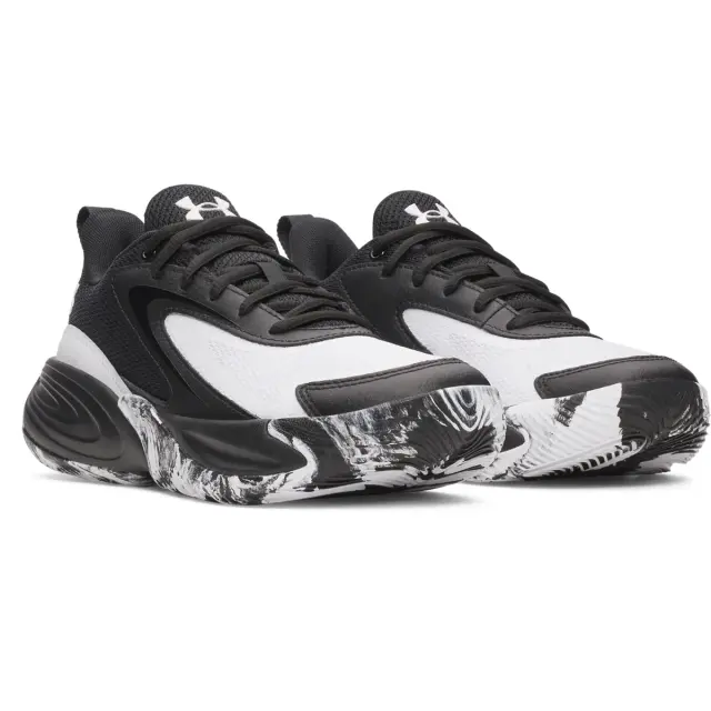 Under Armour Boy's Lockdown 8 (GS) Άσπρο - Μαύρο 6009398-001 (Under Armour) 2