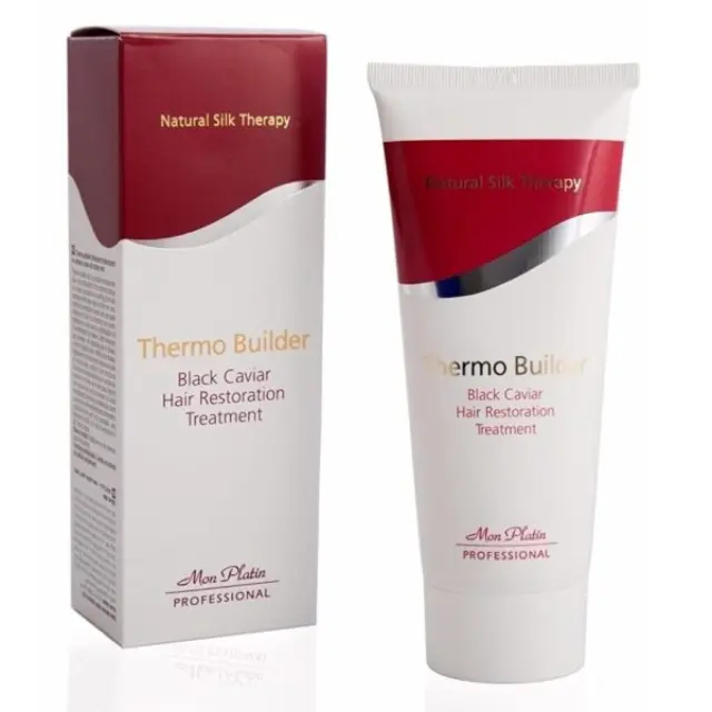 Mon Platin Natural Silk Therapy Thermo Builder Black Caviar Hair Restoration Treatment 200ml