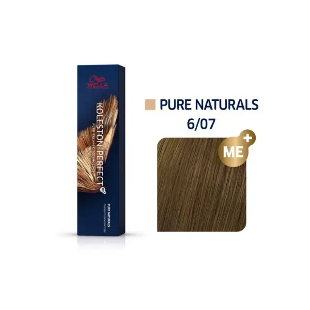 Wella Professionals Koleston Perfect Me+ Rich Natuals 60ml | Απόχρωση 6/07 Ξανθό Ανοικτό Καφέ
