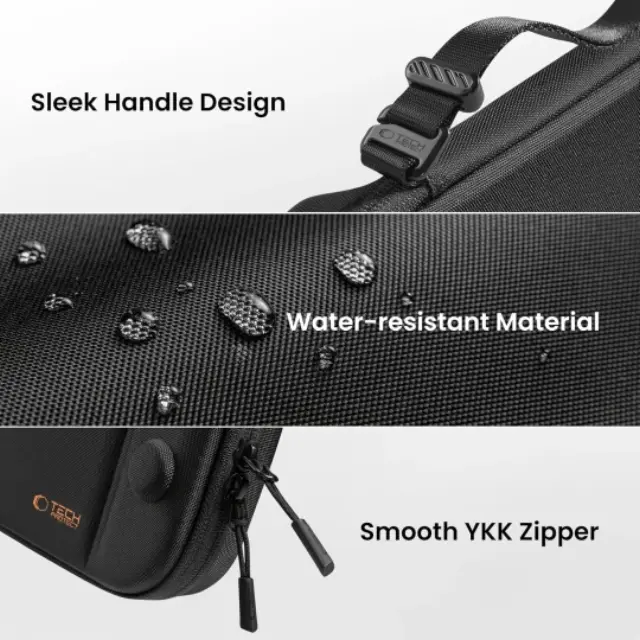 Tech-protect Slim Pouch Nintendo Switch 2 Black 3