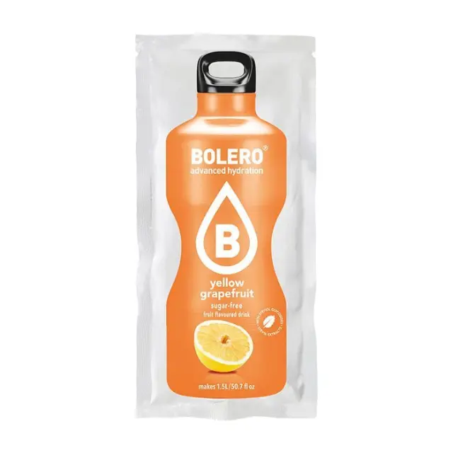 Bolero Yellow Grapefruit Flavoured Drink Mix Powder ΧΓ 9gr