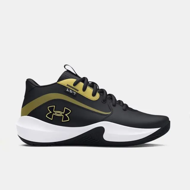 Under Armour Lockdown 7 (GS) (3028513-001) - Μαύρο-Χρυσό