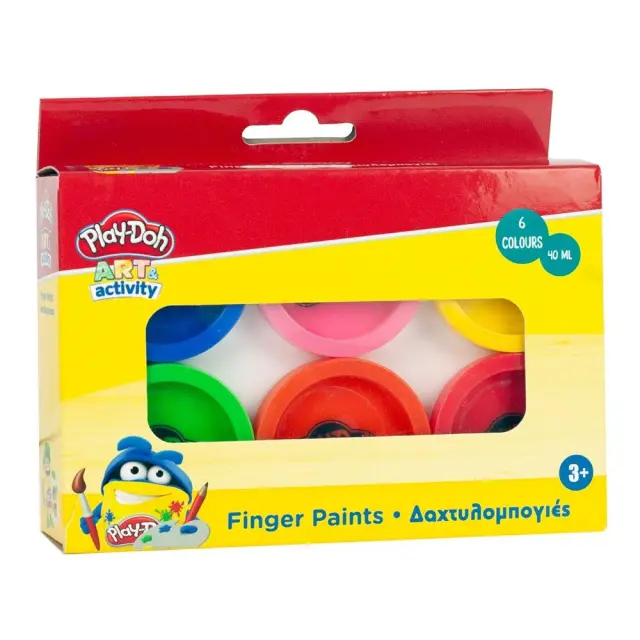 Σετ δαχτυλομπογιές 6 βαζάκια Play-Doh