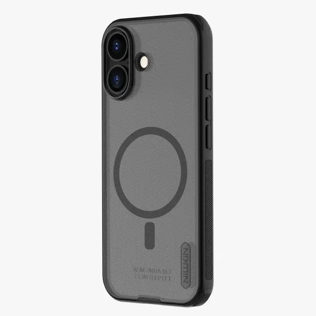 Nillkin Super Frosted PRO Magnetic Back Cover for Apple iPhone 17 Transparent Black 2