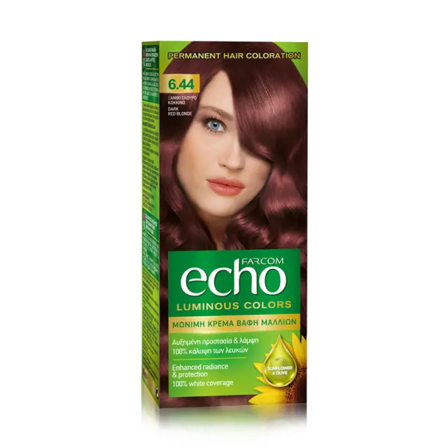 ΕCΗΟ ΣΕΤ ΒΑΦΗΣ 60ΜL 6.44 ΞΑΝΘΟ ΣΚΟΥΡΟ ΚΟΚΚΙΝΟ/ DARK RED BLONDE