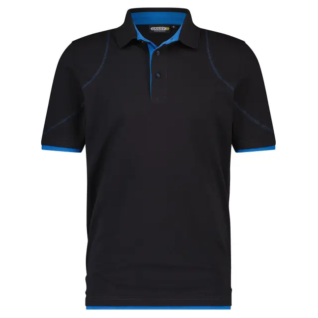 Μπλουζάκι Polo Dassy Orbital black/azure blue
