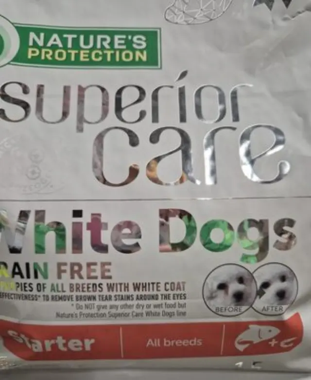 Nature s Protection White Dog Salmon Grain Free Starter Ξηρά Τροφή Σκύλου με Σολομό 1.5kg