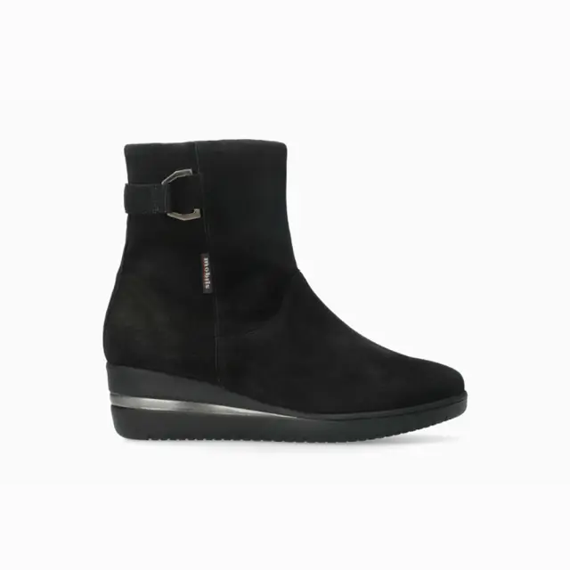 Mephisto Μποτάκια Γυναικείο δέρμα Nubuck Μαύρο MEP/PIPER BLACK - 38
