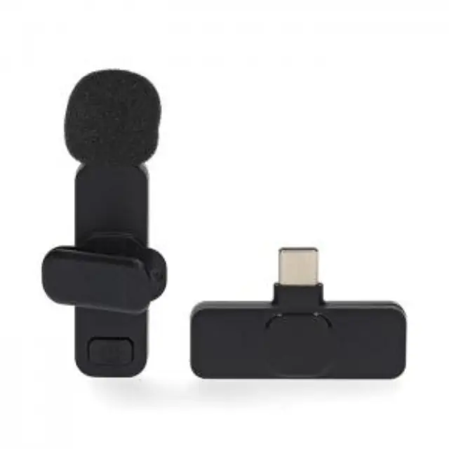 Ασύρματο μικρόφωνο πέτου με έξοδο USB Type-C, ιδανικό για χρήση σε notebook / smartphone / tablet. 3