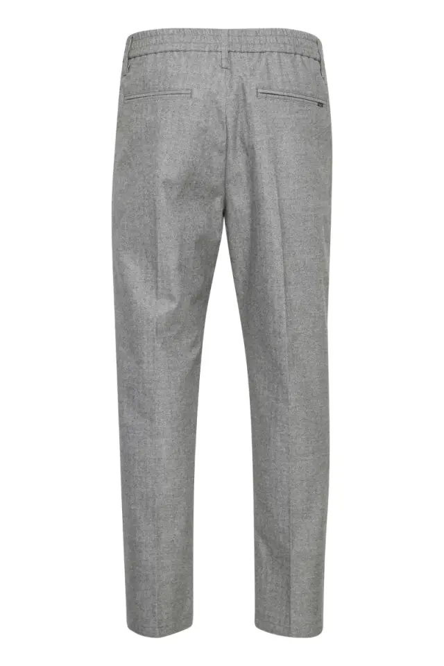 Casual Friday Ανδρικό MARC Herringbone Chinos Παντελόνι - Mid Grey Melange - 32W 30L 2
