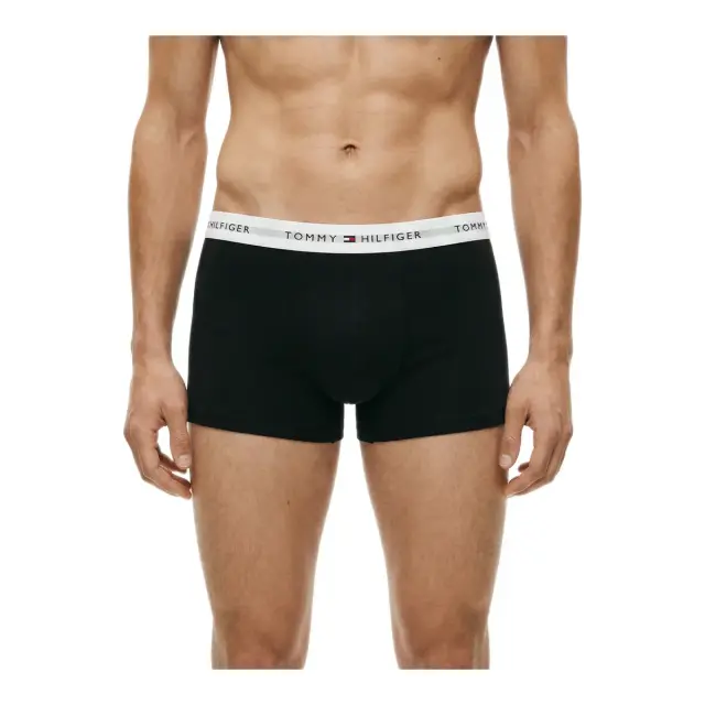 Tommy Hilfiger Ανδρικό Boxer Low Rise Trunk - Τριπλό Πακέτο, Χρώμα Μαύρο-Μαύρο-Μαύρο 2