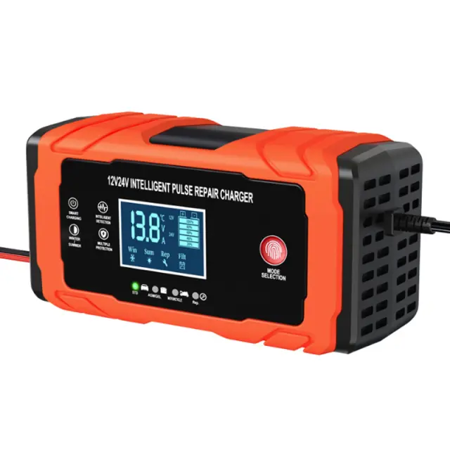 Φορτιστής Μπαταρίας Αυτοκινήτου 12V/24V-10A - Intelligent Pulse Repair Charger 014428