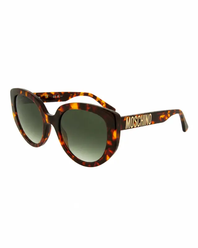 Moschino MOS173/S 086/9K Γυναικεία Γυαλιά Ηλίου Havana με Πράσινους Gradient Φακούς - 53 mm