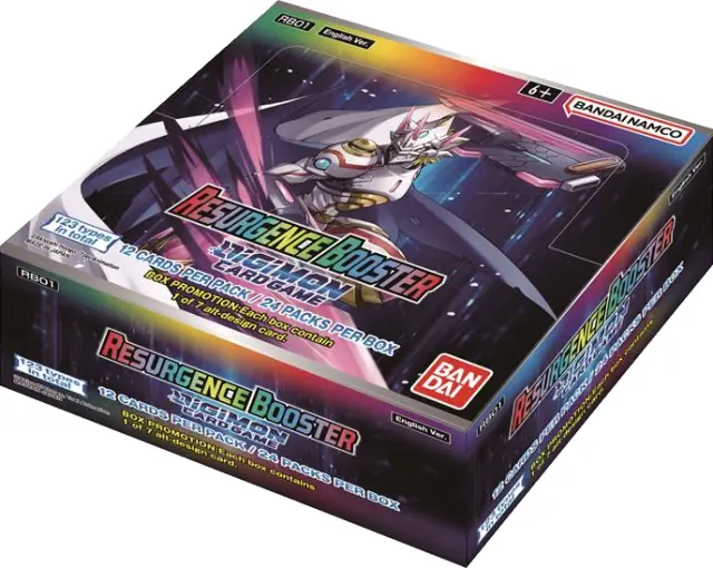 Digimon Card Game RB-01 Resurgence Booster Box (24 Boosters) - EN