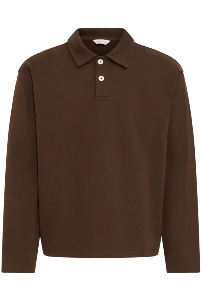 Casual Friday MELIN Φούτερ με Κουμπιά – Demitasse - M