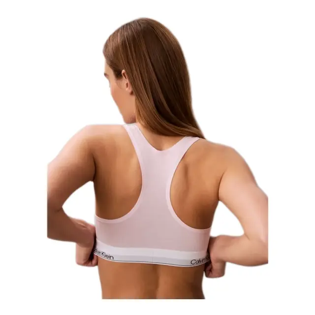 Calvin Klein Γυναικείο Μπουστάκι Unlined Icon Cotton Modal, Χρώμα Cradle Pink 3