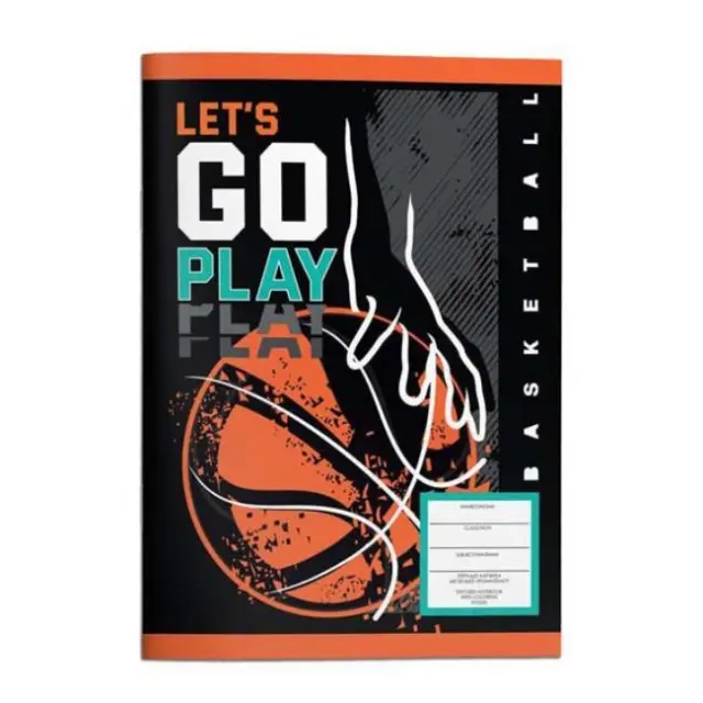 Must Τετράδιο Καρφίτσα 17×25 40 φύλλων Basketball (000584845)