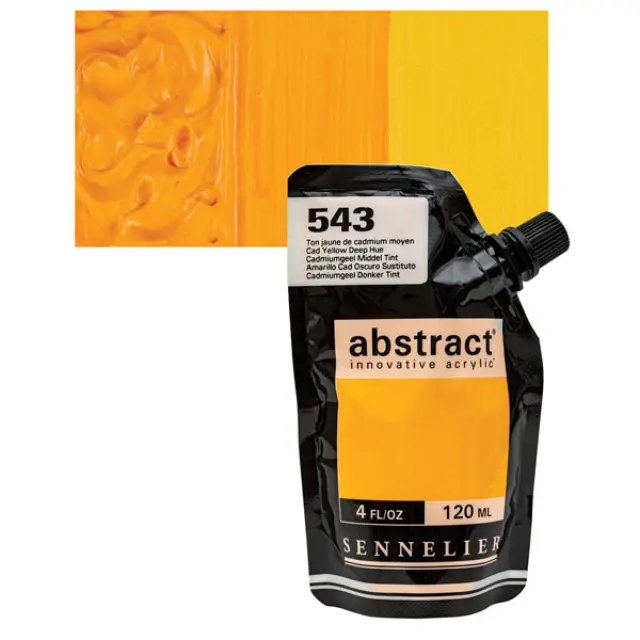 Ακρυλικό Sennelier Abstract 543 Cadmium Yellow Deep Hue - 120ml