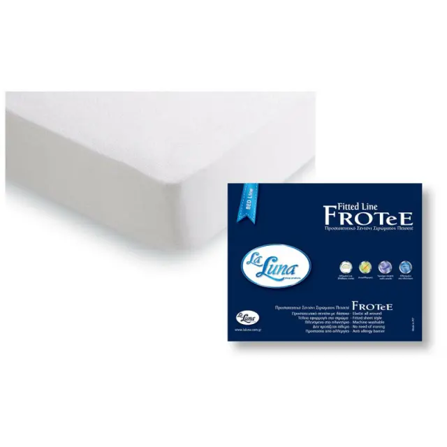 Κάλυμμα Στρώματος Υπέρδιπλο Πετσετέ La Luna Frottee 160x200+30