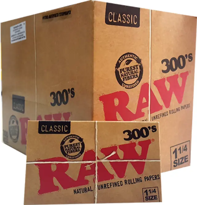 RAW 300's Χαρτάκια Classic - Ακατέργαστο - 1¼ 40τεμ.