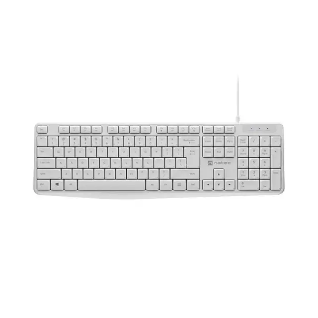 Natec Keyboard Nautilus 100% White (NKL-1951)