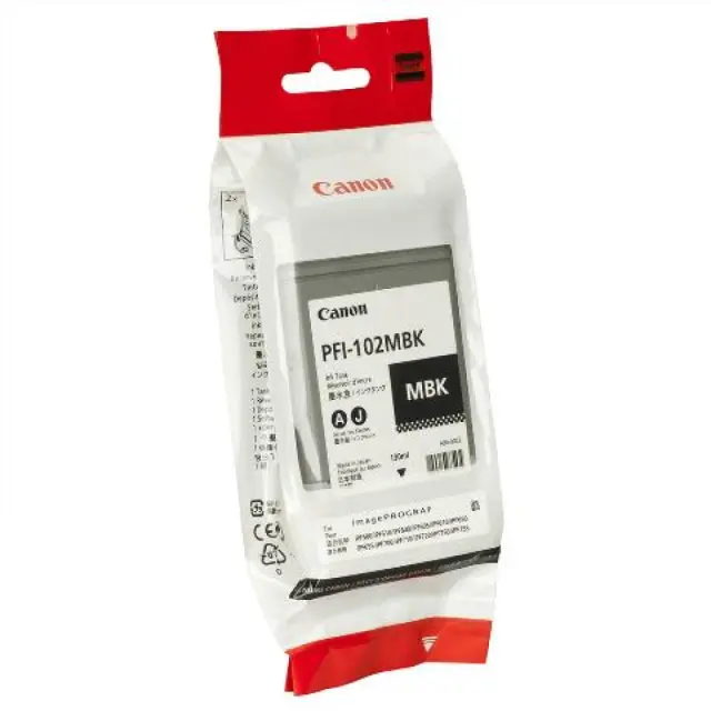 Canon Μελάνι Inkjet PFI-102MBK Matte Black (0894B001) (CANPFI-102MB) CANON B2B