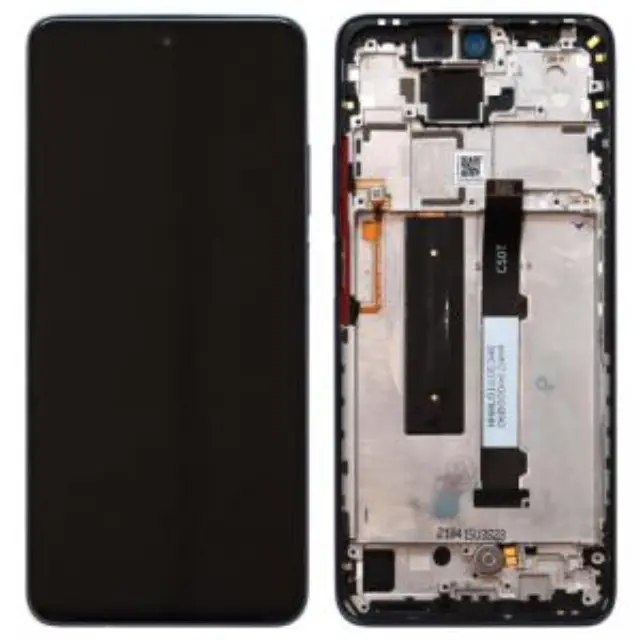 Οθόνη με Touch Screen & Μεσαίο Πλαίσιο Xiaomi Mi 10T Lite 5G Γκρι (Original) N57121 2