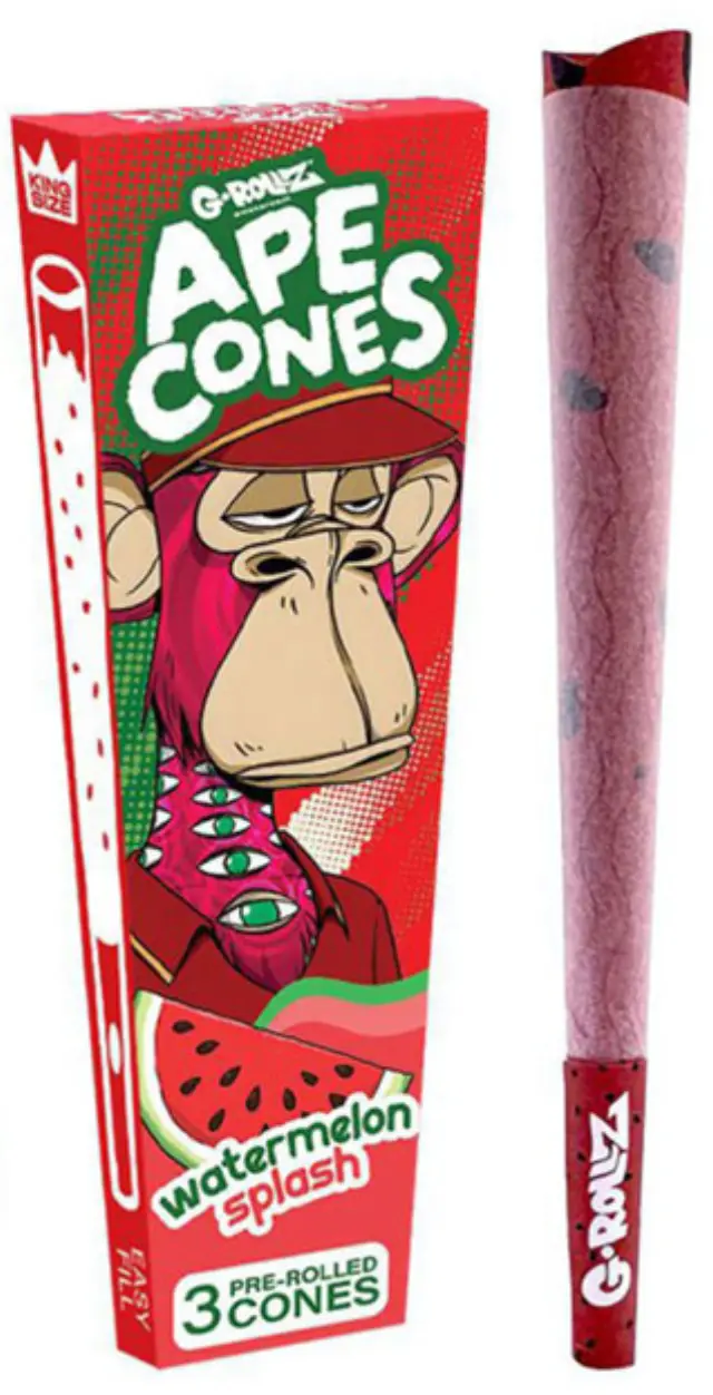 G-Rollz Cone Προτυλιγμένος Κώνος «Watermelon Splash» - King Size 3τεμ.