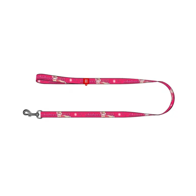 Wau Dog Οδηγός Περιπάτου Nylon Short Leash Looney 6 (122cm) Μονόχρωμο - M 2