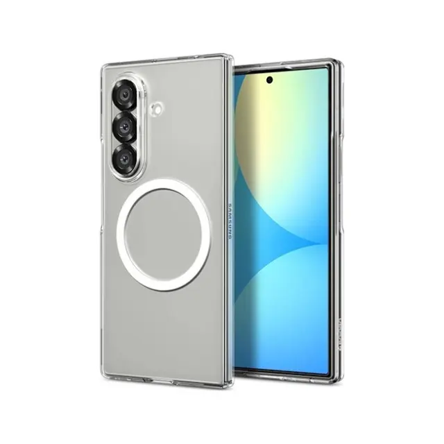 Spigen Θήκη Κινητού Galaxy Z Fold 7 Airskin Mag Magsafe Crystal Clear / White