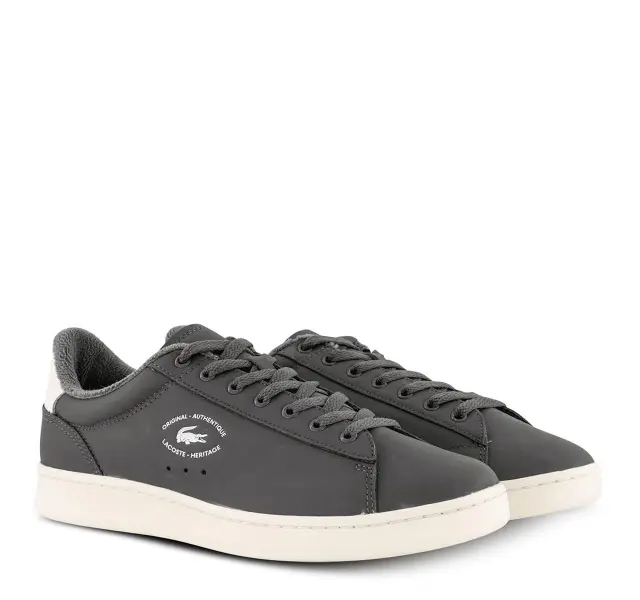 Ανδρικά Δερμάτινα Sneakers Lacoste Carnaby Set 48SMA00122M1 Γκρι Γκρι - 41 2