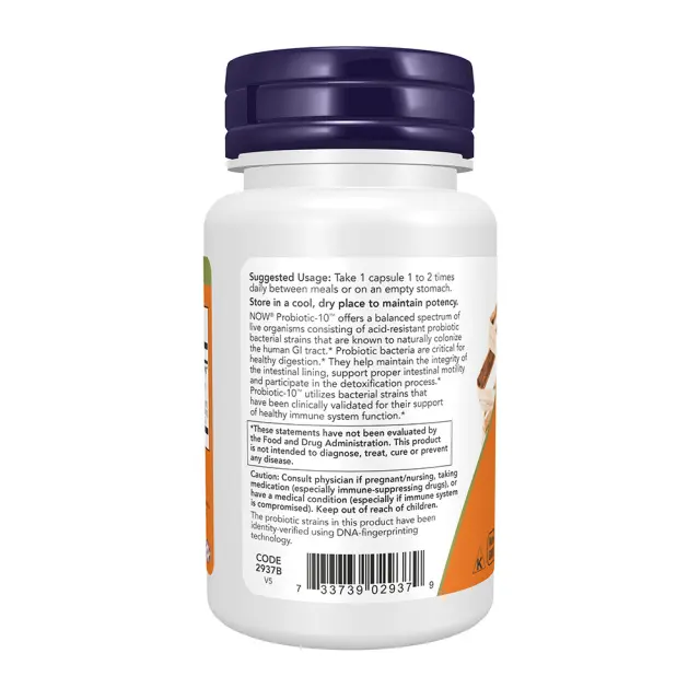 Now Foods Probiotic-10™ 25 Billion 30 Veg Capsules 3