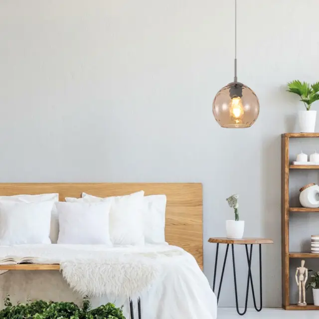 InLight Κρεμαστό φωτιστικό από διάφανο γυαλί 1XE27 D:18cm (4039-B-Transparent) 3