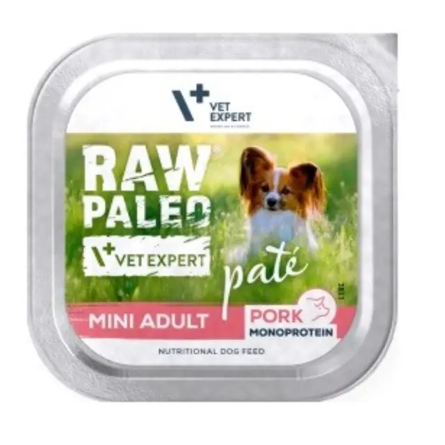 RAW PALEO P&acirc;te Mini Adult Pork - wet dog food - 150g